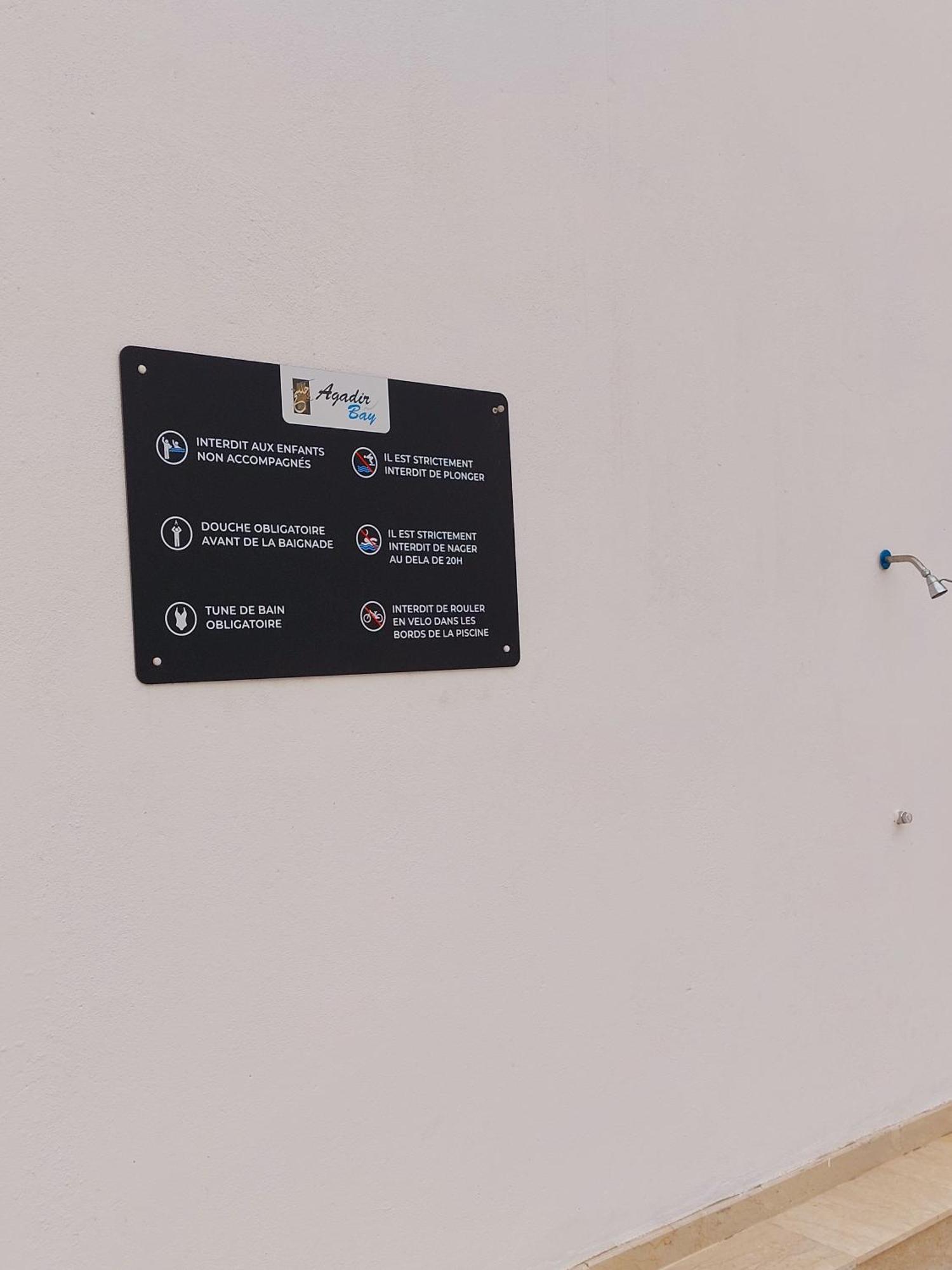 Appart Agadir Bay Centre Piscine Plage A 5Mnts A Pieds Eksteriør bilde